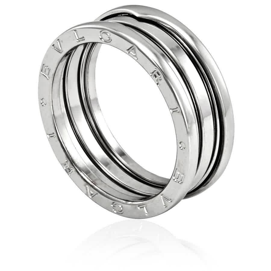 Bvlgari B.Zero1 18K White Gold 3-Band Ring