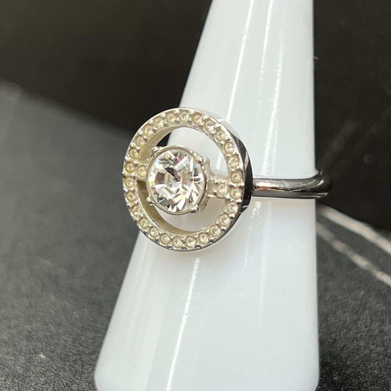 Swarovski Rhinestone Ring Size 14 Not specified