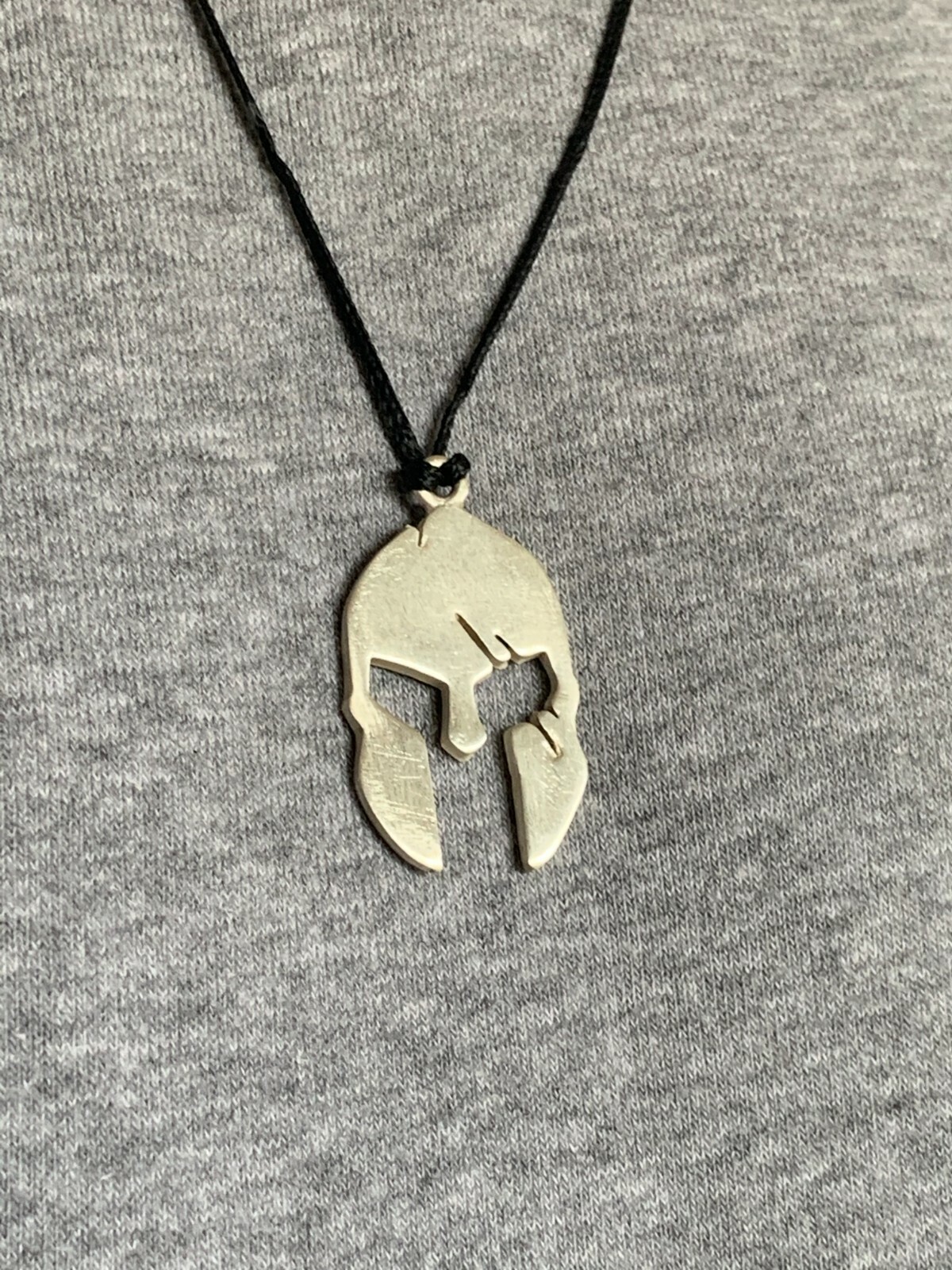 Spartan Helmet 300 Men Women Scratches 925 Sterling Silver Pendant Necklace Gift