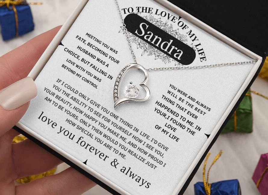 custom Wife name gift Fiance, Girlfriend Christmas Birthday, Anniversary gift