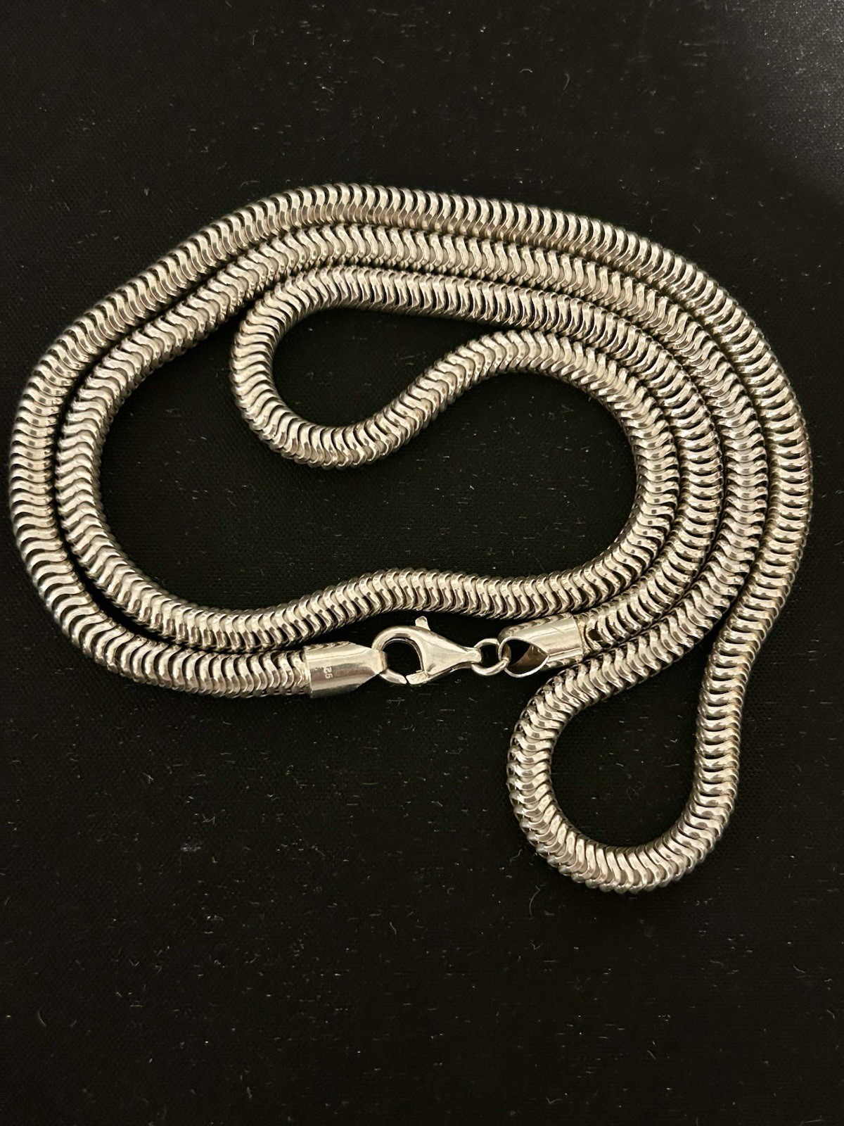 925 Sterling Silver 28” 5 mm snake chain necklace 43g solid heavy Italian ￼￼￼