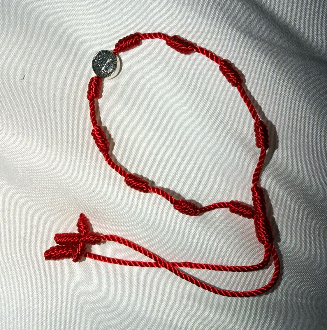 Red cord Rosary