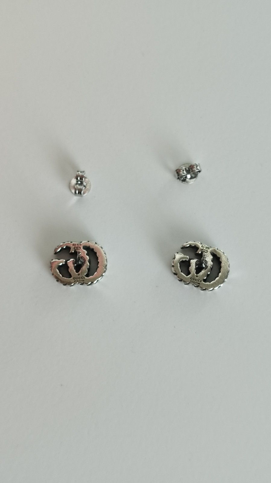 Pre-owned Women’s GUCCI Marmont Sterling Silver Earrings