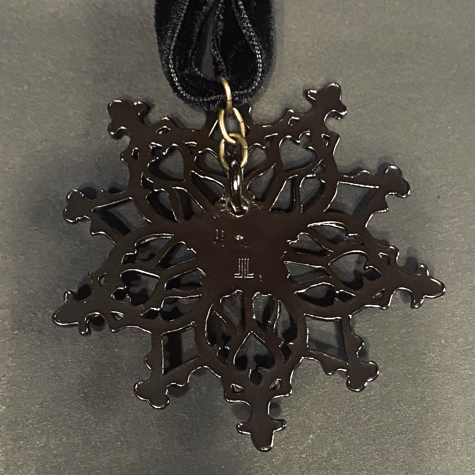 MINT LANVIN Women Necklace Crystals Metal Party Ribbon Charm