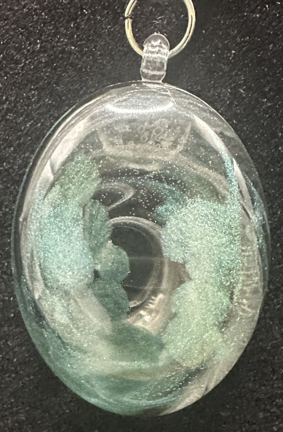 Green Handmade Pendant Necklace (NSO0005)