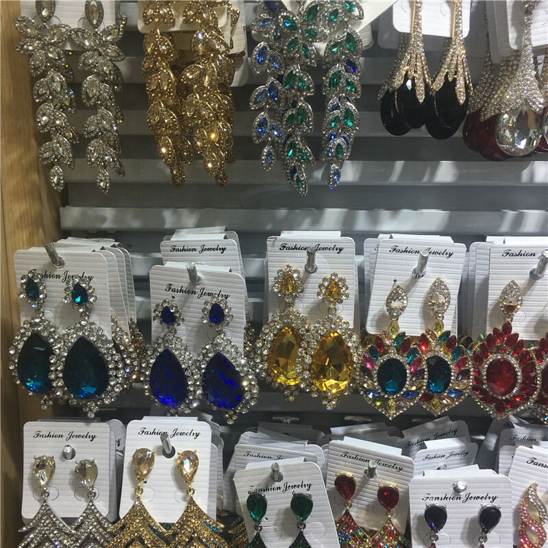 Wholesale12 Pairs Mixed Style Women Luxury Crystal Statement Drop Earrings Party
