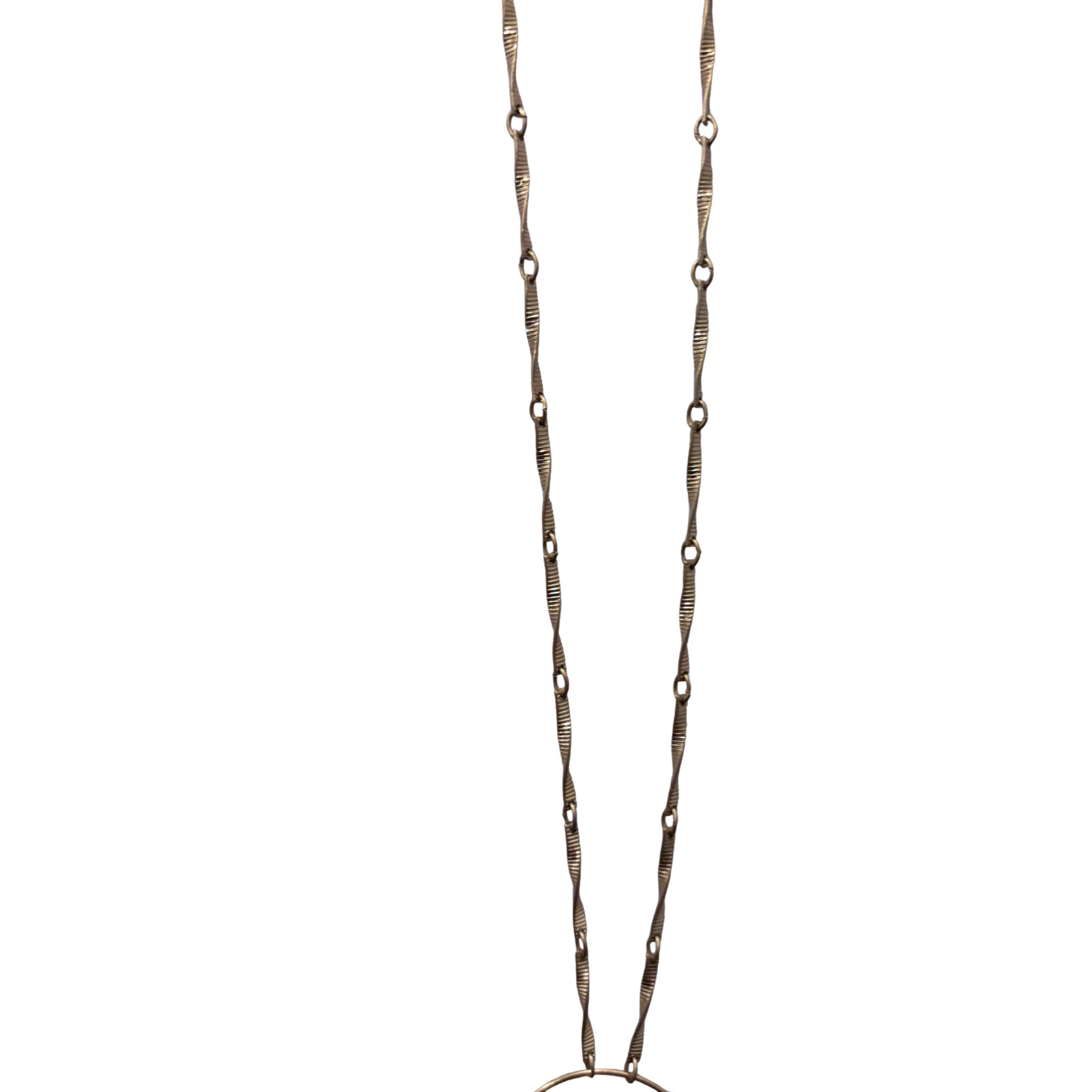 Gold Tone Chain Animal Print Pendant Necklace Statement Boho Fashion Jewelry