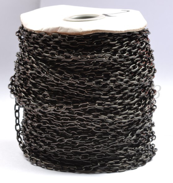 5M gold plated and silver cable openings link iron metal chains and colors