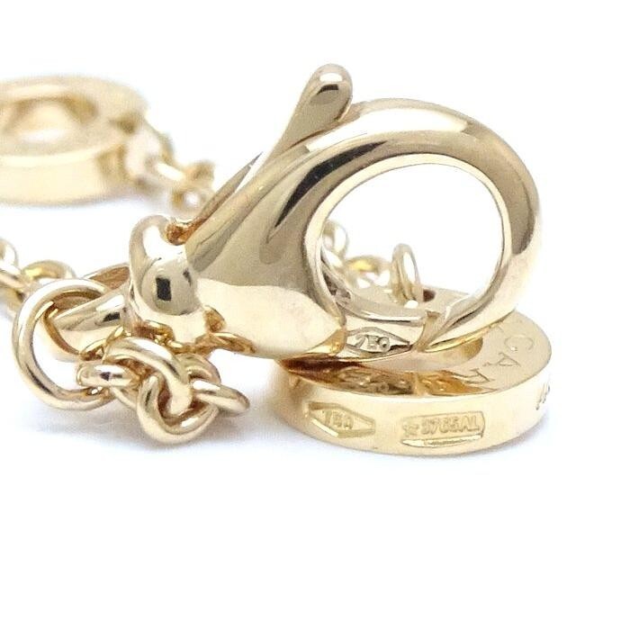 BVLGARI B.zero1 Element Bracelet K18 Three-Tone Gold 19/21cm 10.6g