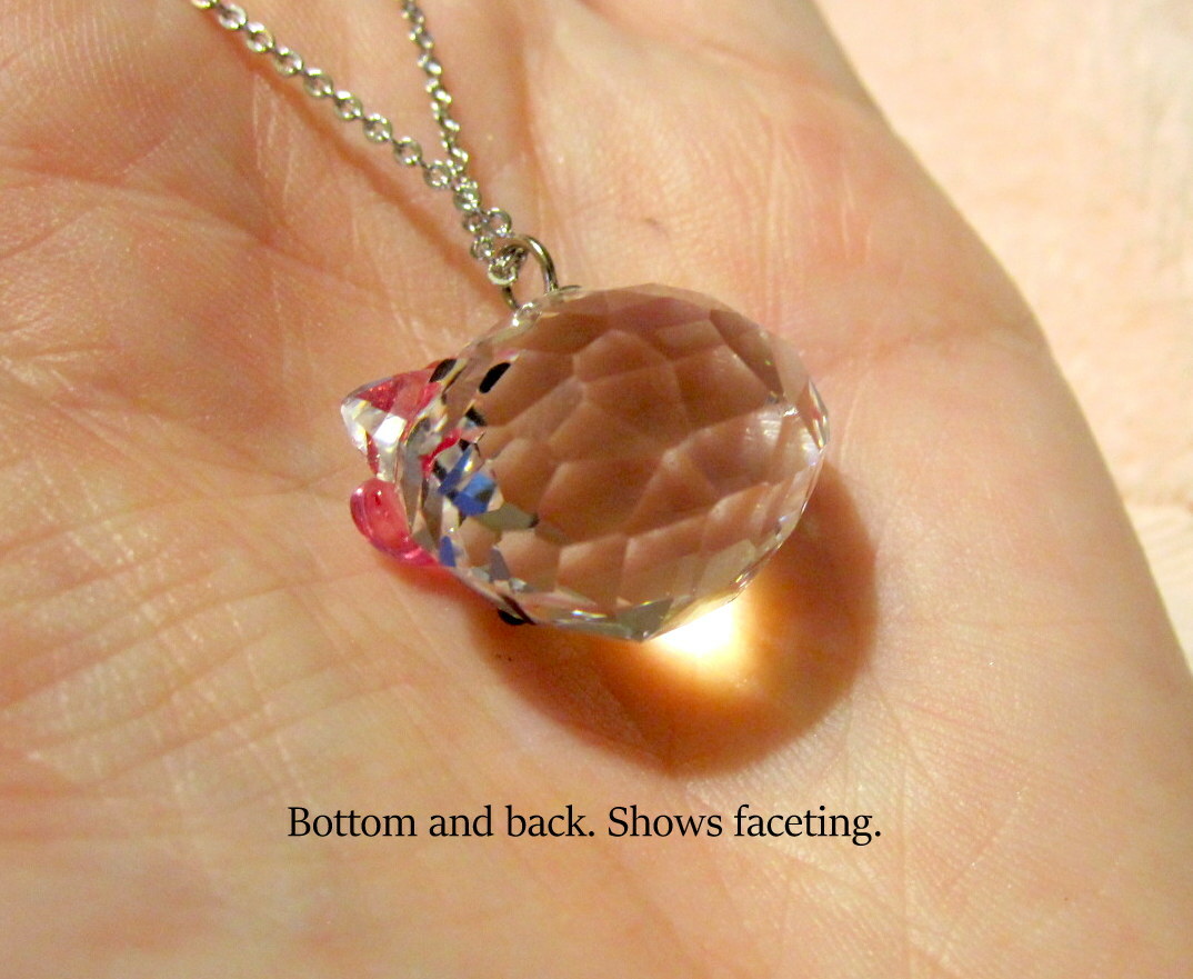 Hello Kitty Necklace – Genuine Austrian Crystal – STUNNING!