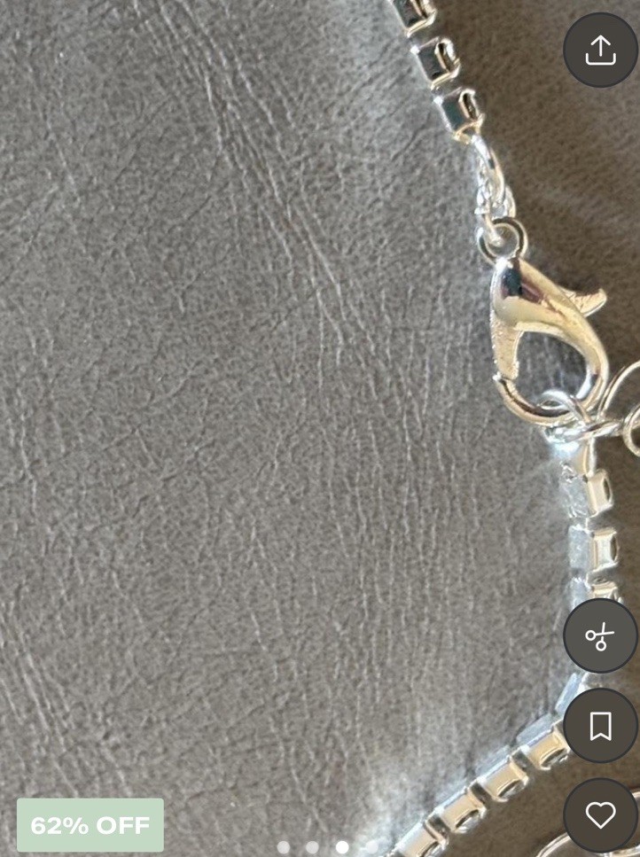 Silver-Tone Rhinestone Crystal Fringe Statement Bib Necklace, Adjustable Lobster