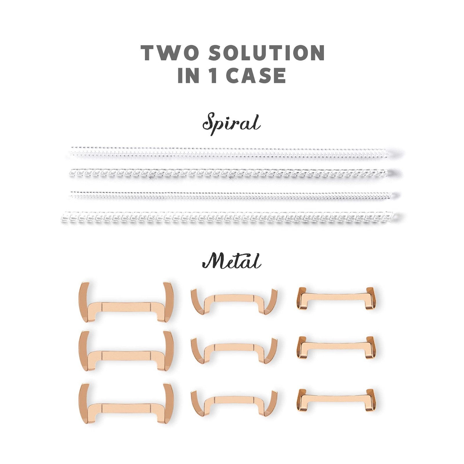 13 Pack Metal Ring Size Adjusters – Invisible Ring Guards, 4 Sizes, Gold & Clear