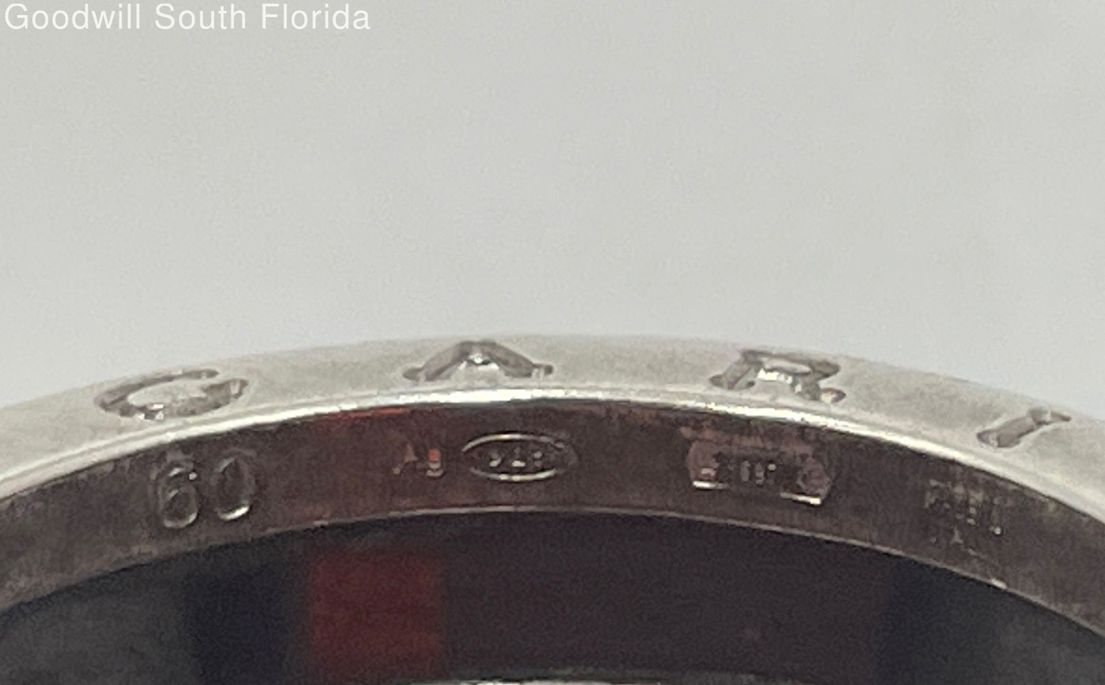 Authentic Bvlgari Men’s Silver Ring Size 9. Weight 7.0g
