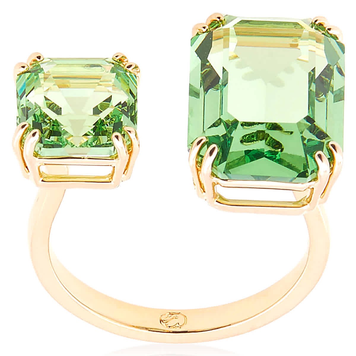 Swarovski Millenia Cocktail Ring Gold Shiny Peridot