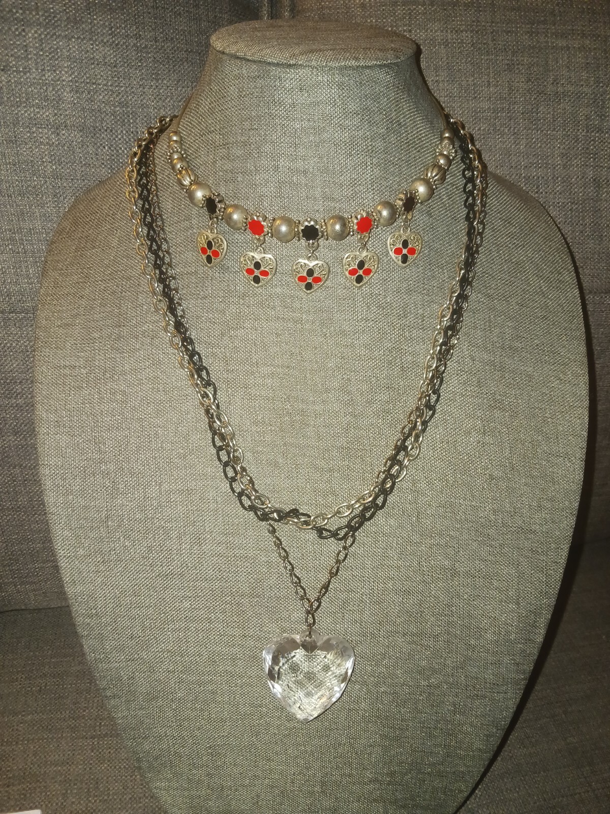 HEARTS- 2 Unique Heart Necklaces