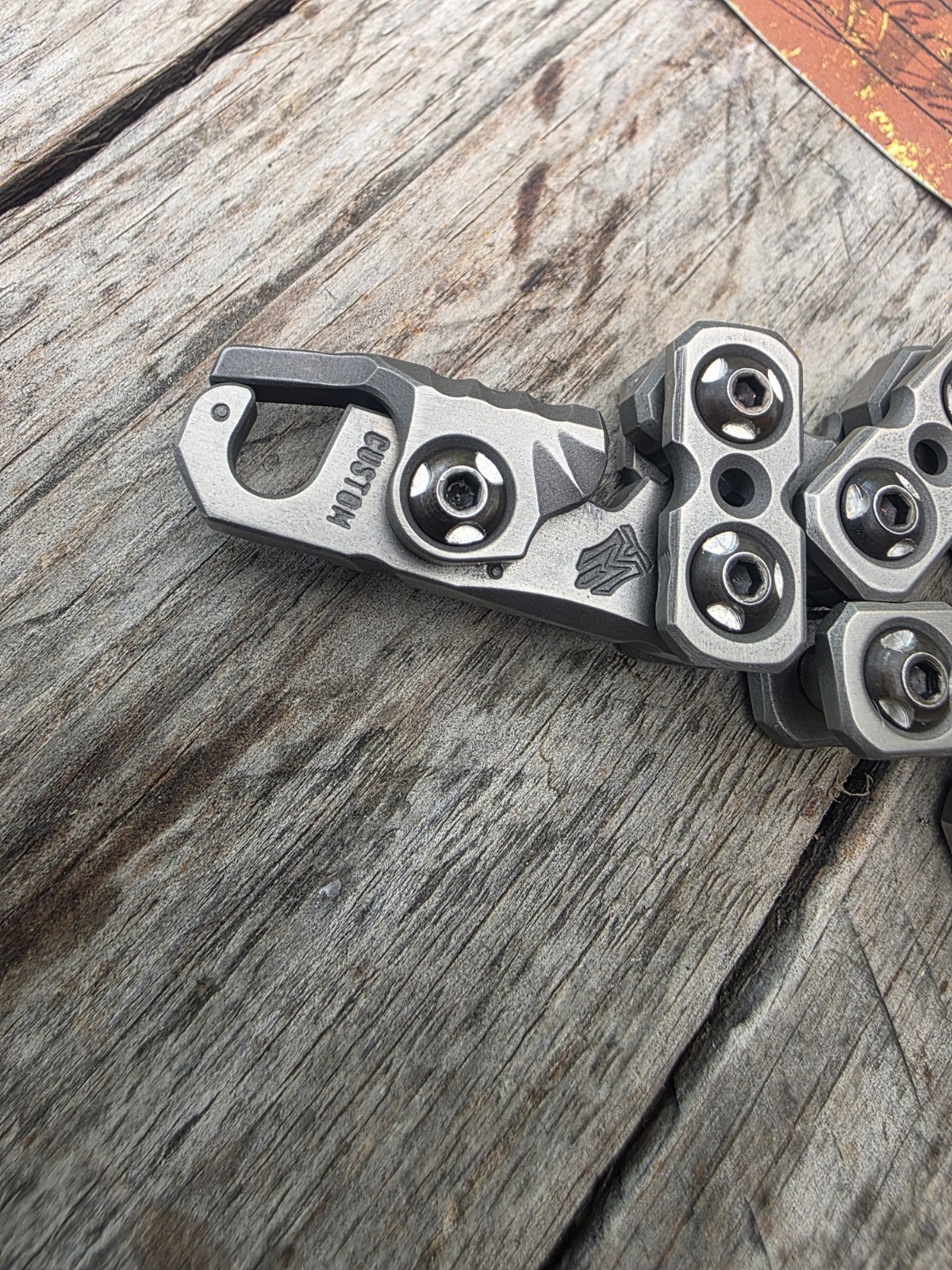 TMillerKnives Edc Titanium T1 Chain Bracelet G2U