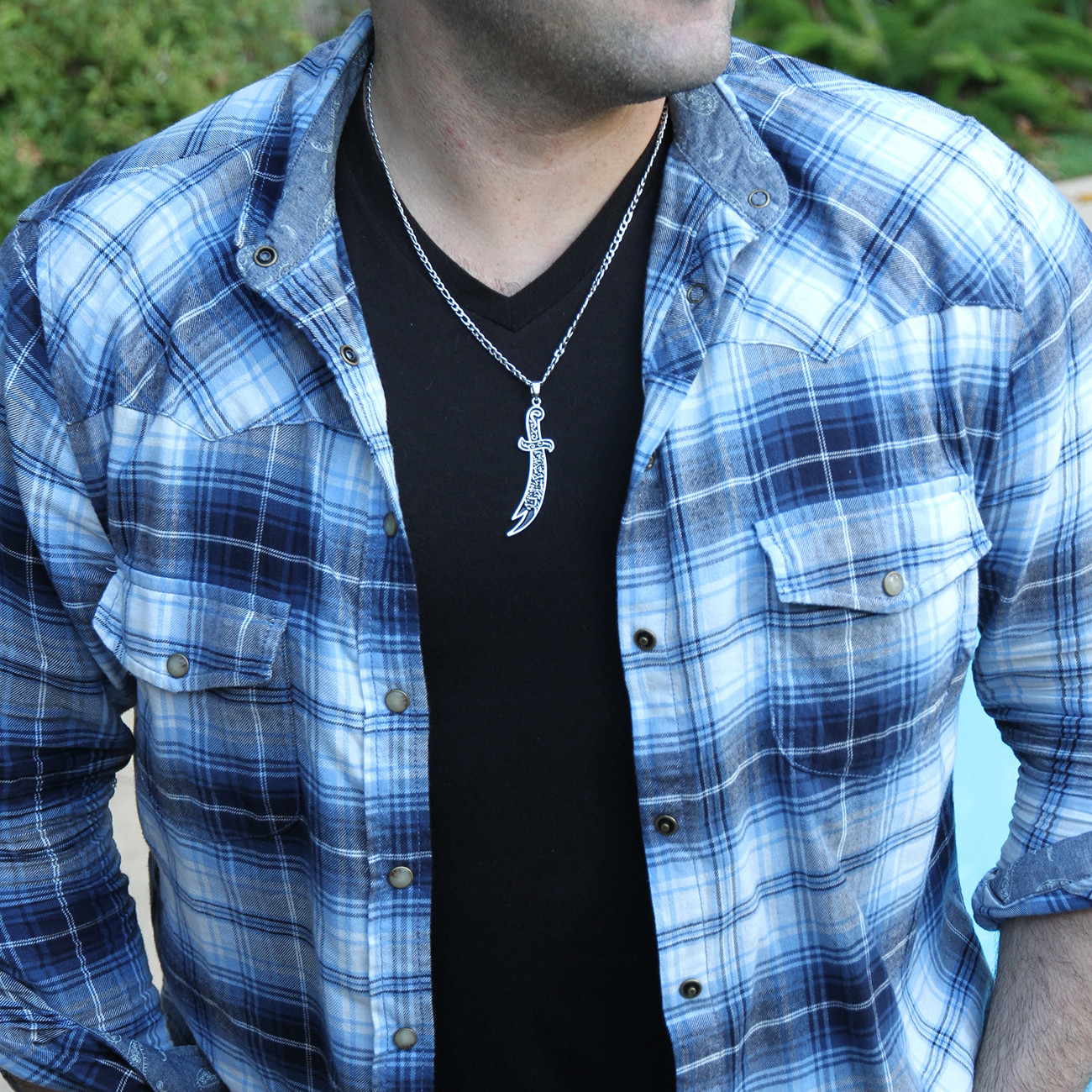 Islamic Muslim Sword Necklace Chain