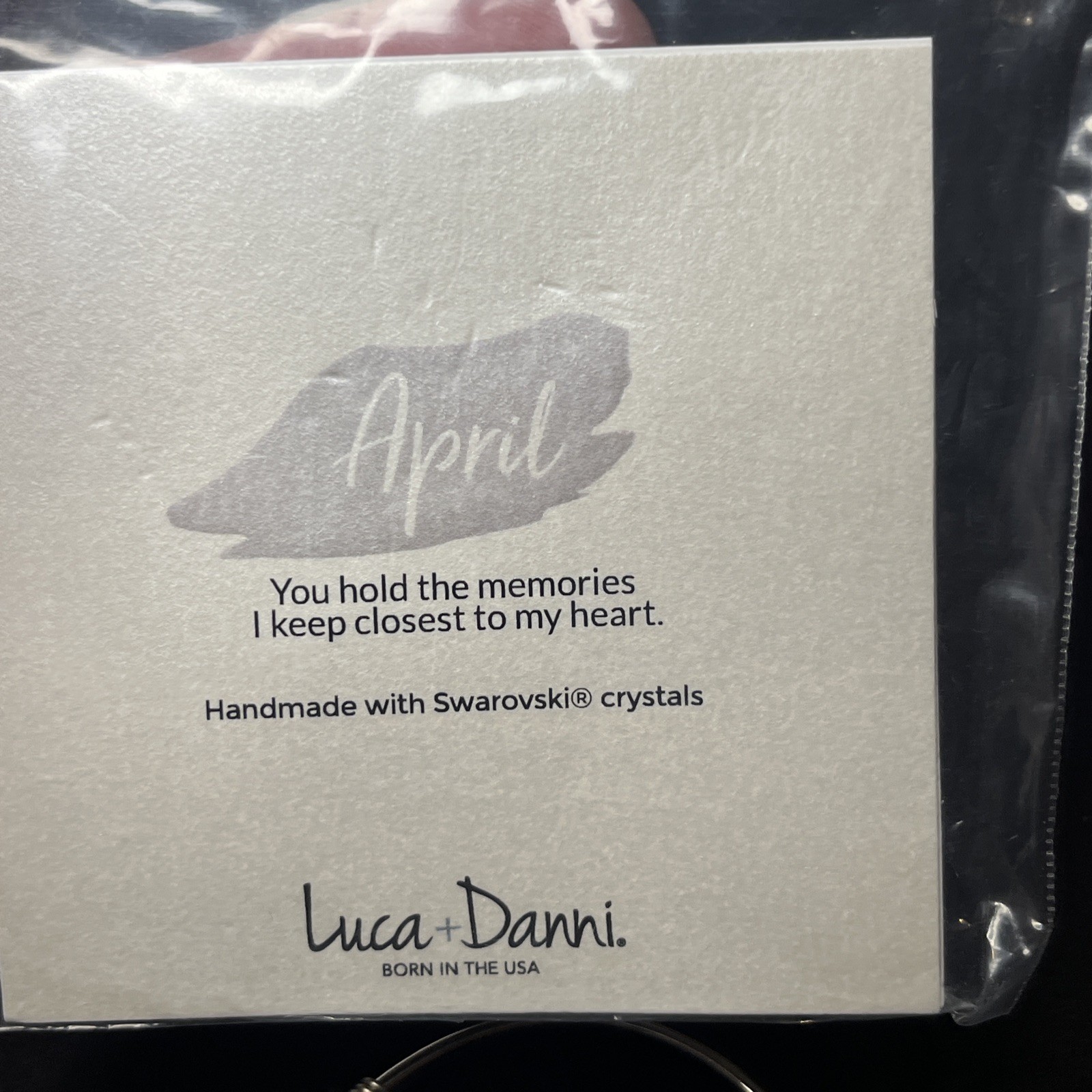 Luca + Danni April Birthstone Cuff Bracelet Regular Size NWT