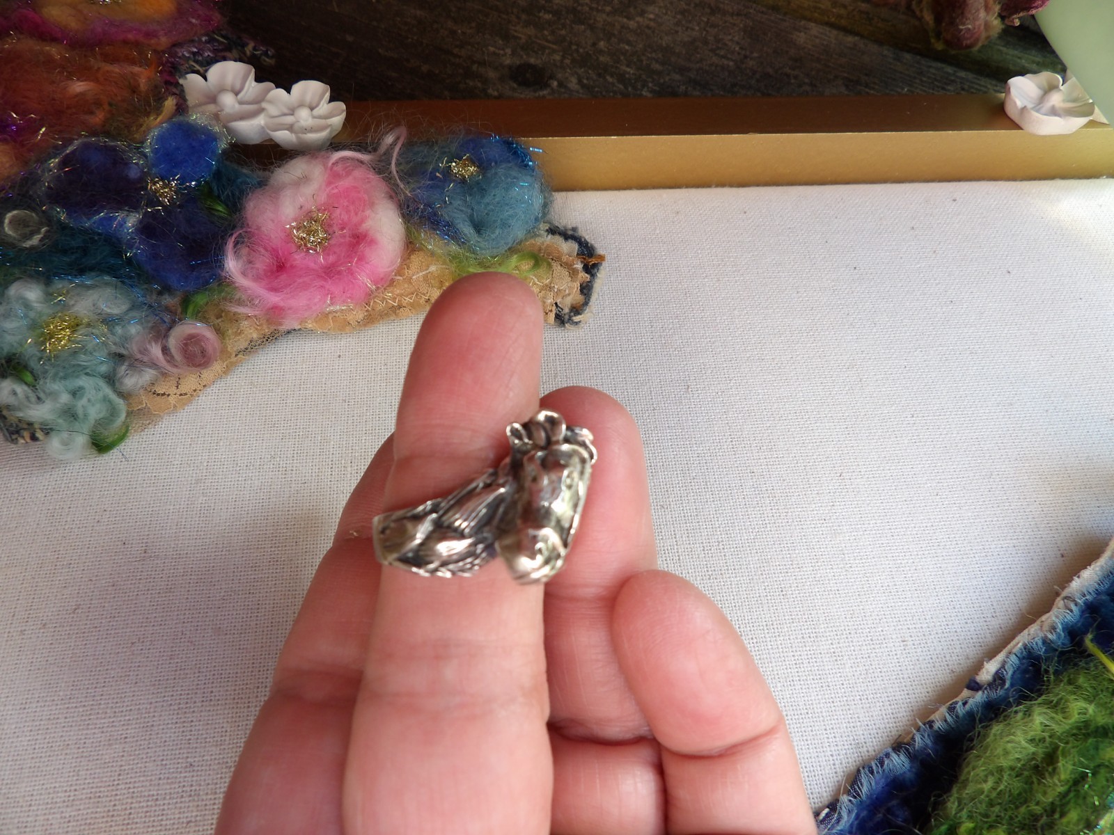 sterling silver ring, artisan, new, stamped, horse