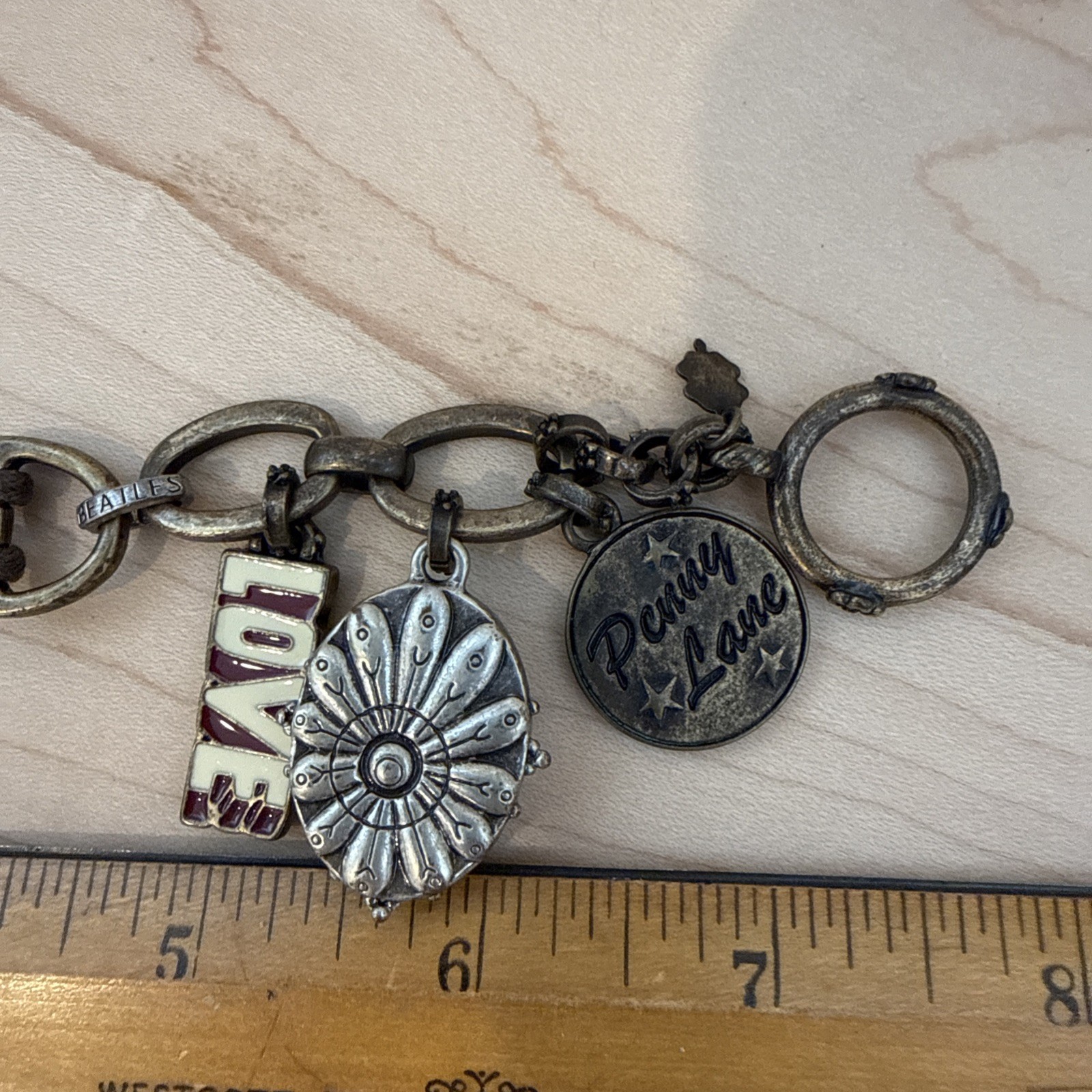 Lucky Brand BEATLES Penny Lane Bracelet RARE Love Collector Music Band