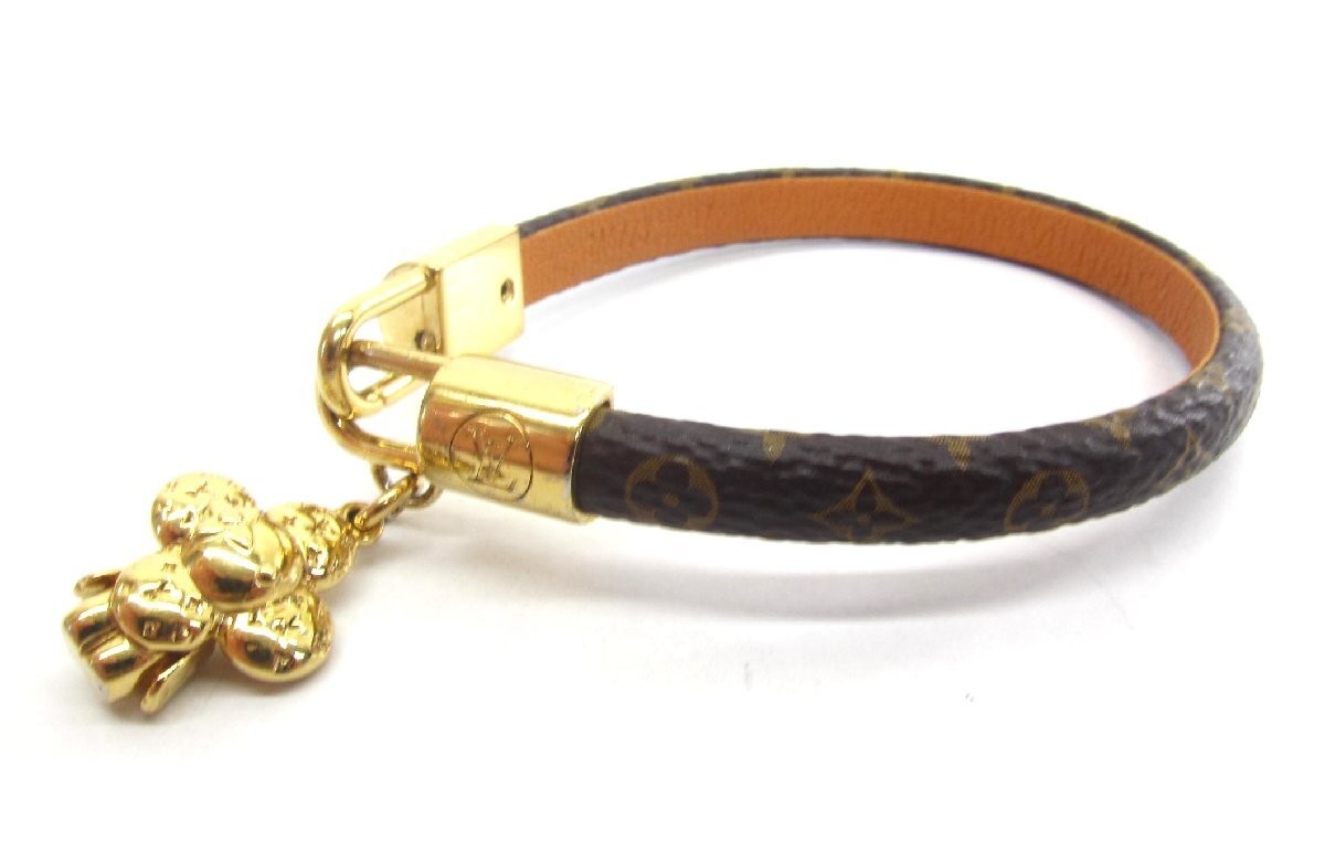 Louis Vuitton Bracelet Authentic M6773E Size 17cm Color Gold From Japan