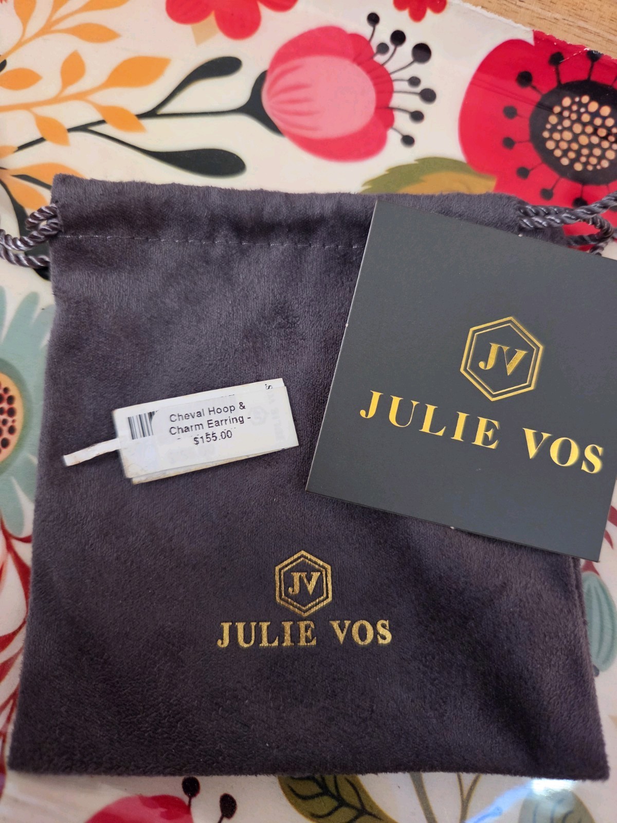 NWT Julie Vos 24K Gold Plated Earrings