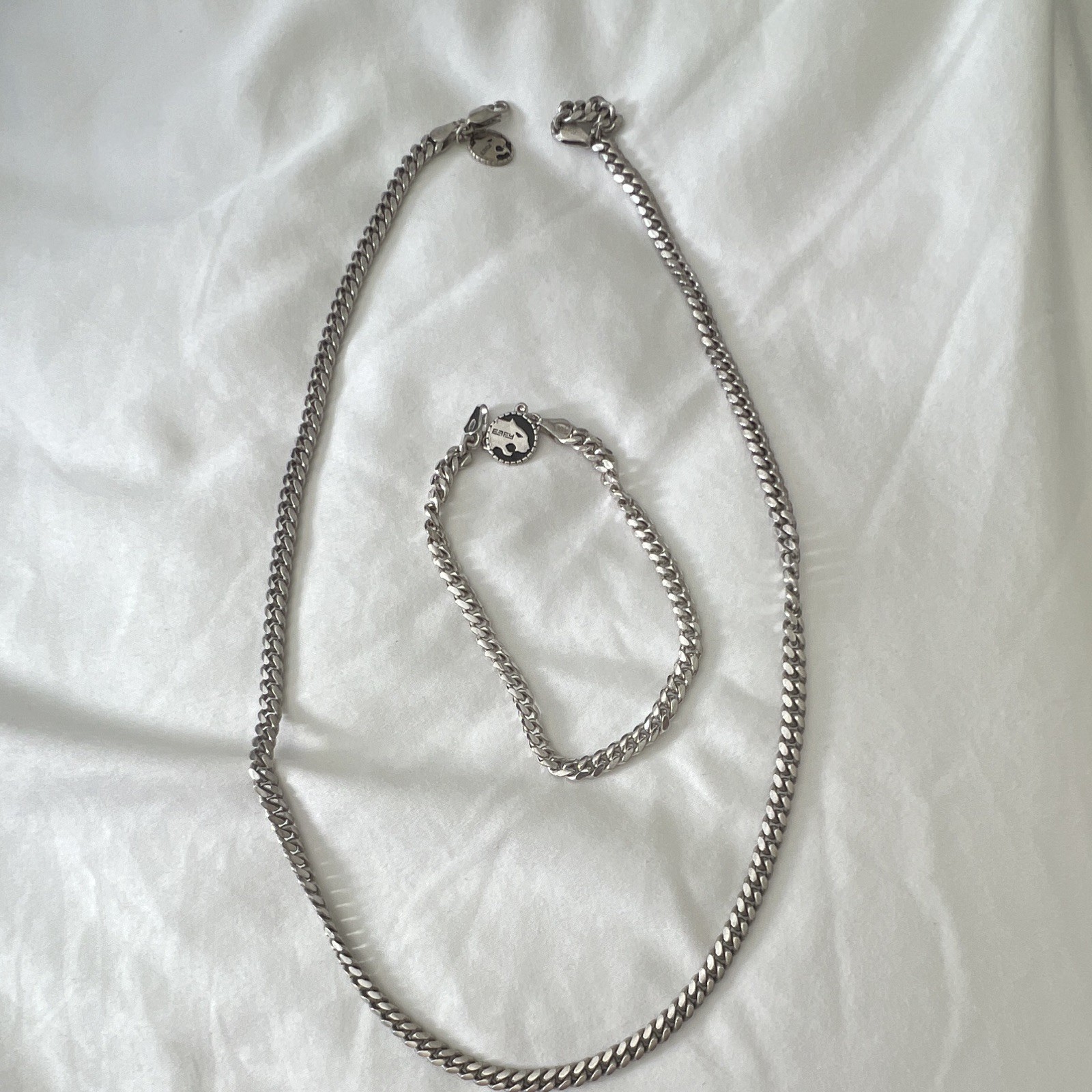 Effy 925 Sterling Silver Chain Necklace & Bracelet Set