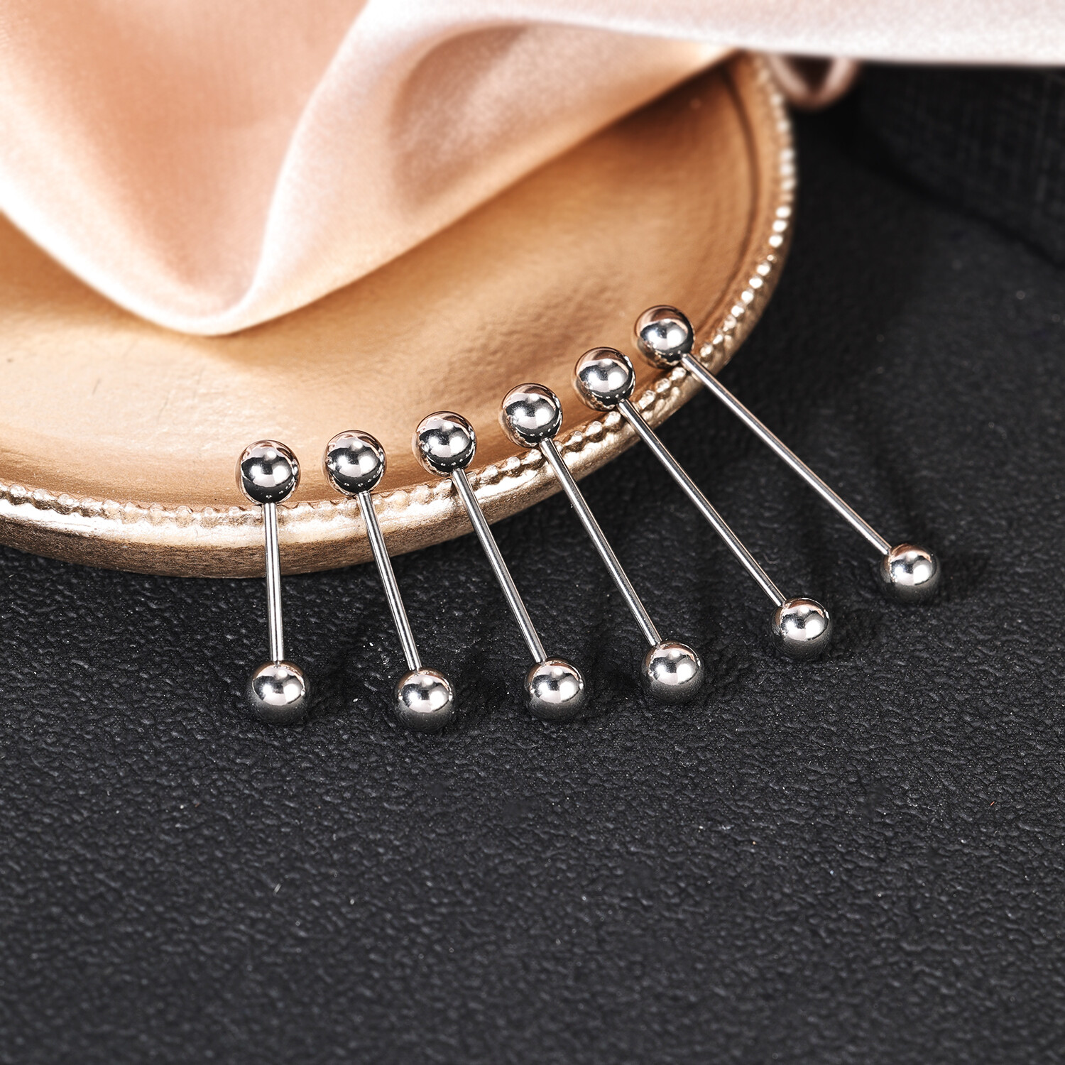 12mm-60mm Stainless Steel Industrial Barbell Piercing Cartilage Earrings Jewelry