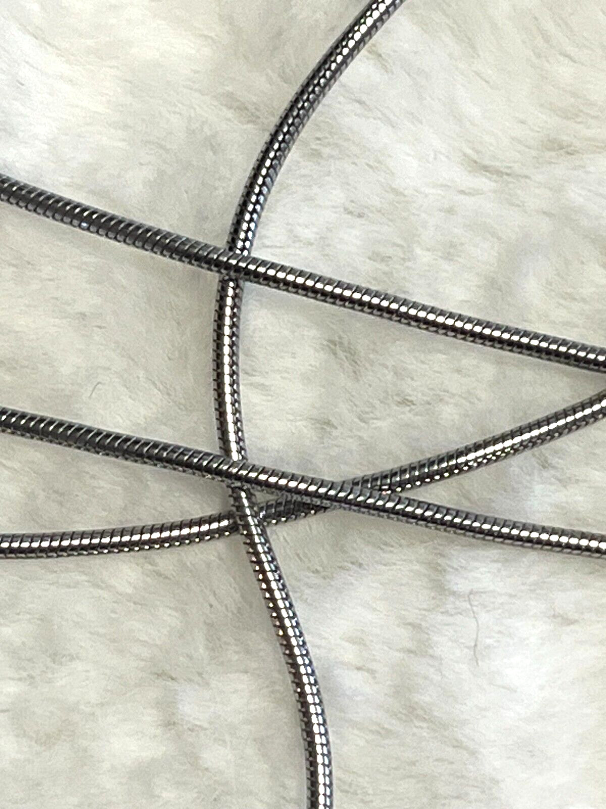 Sharp New 24″ Necklace Silver Stainless Steel 1.5 MM Snake Chain Fits Pendant