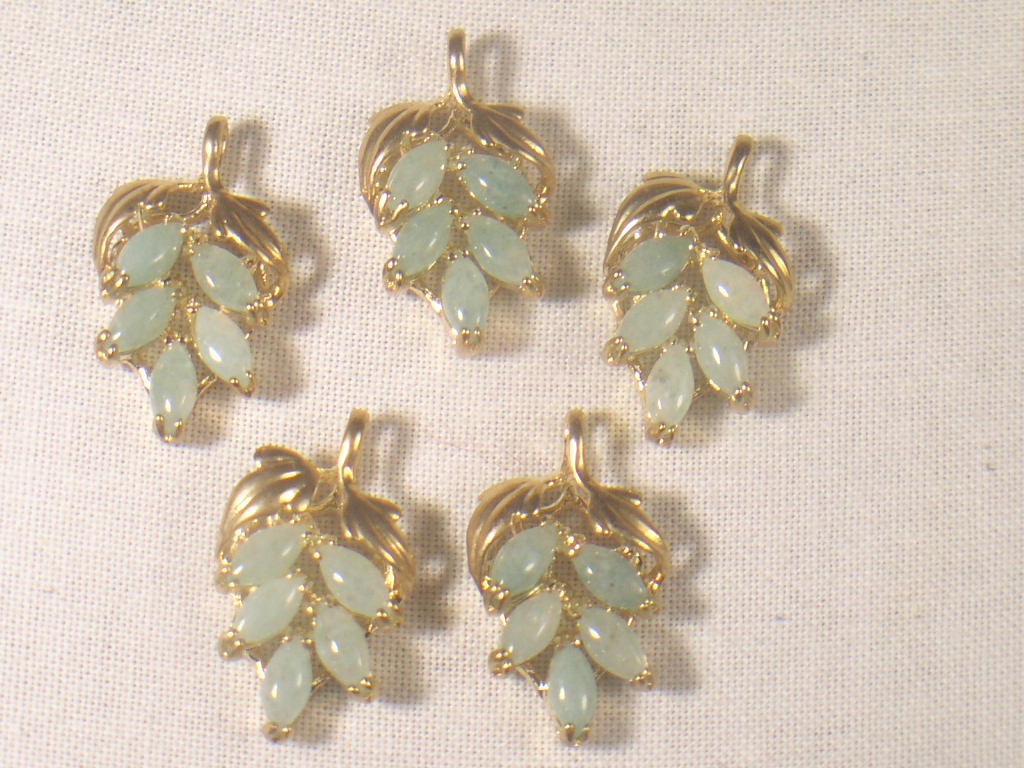 20…Pc’s… LOT PENDANTS ADVENTURINE DESIGNER VINTAGE GEMSTONE 208AV-100