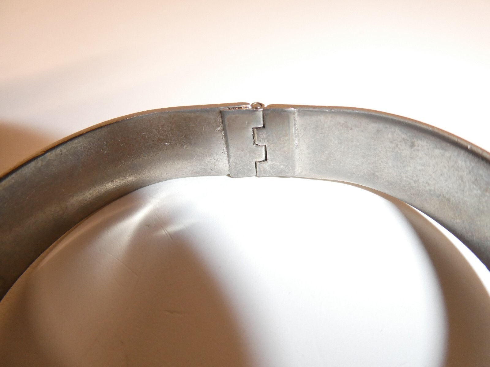 VTG Belt Buckle Smaller Size Bracelet Silver Chrome Tone 2 3/8″ x 1 3/4″ Wrist