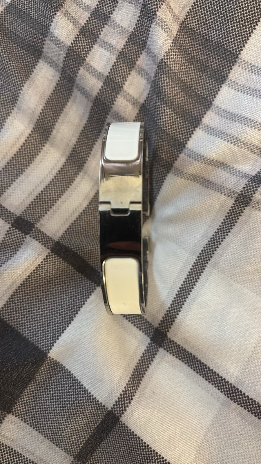HERMÈS Clic H bangle bracelet pre owned in excellent condition w dust bag