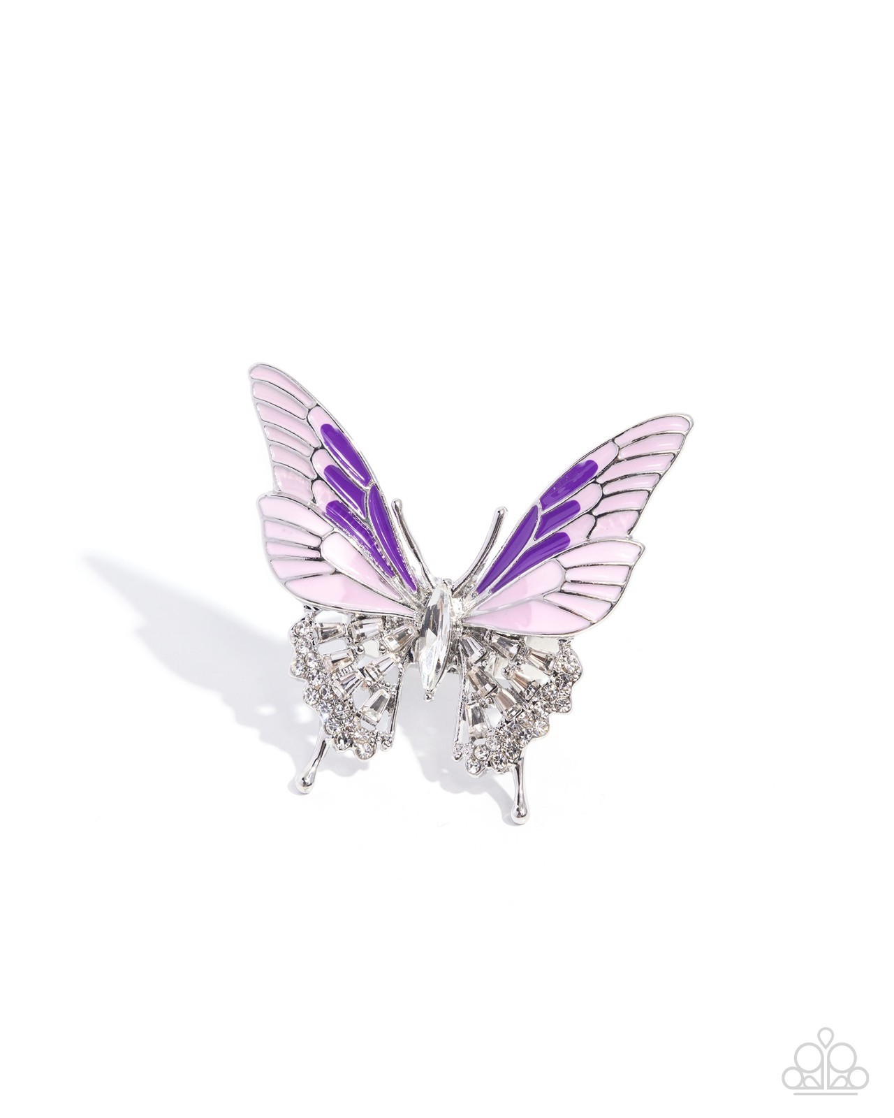 Paparazzi Fluttering Fusion -Purple- Multicolored Painted Ombre’ – Gems – Rhine