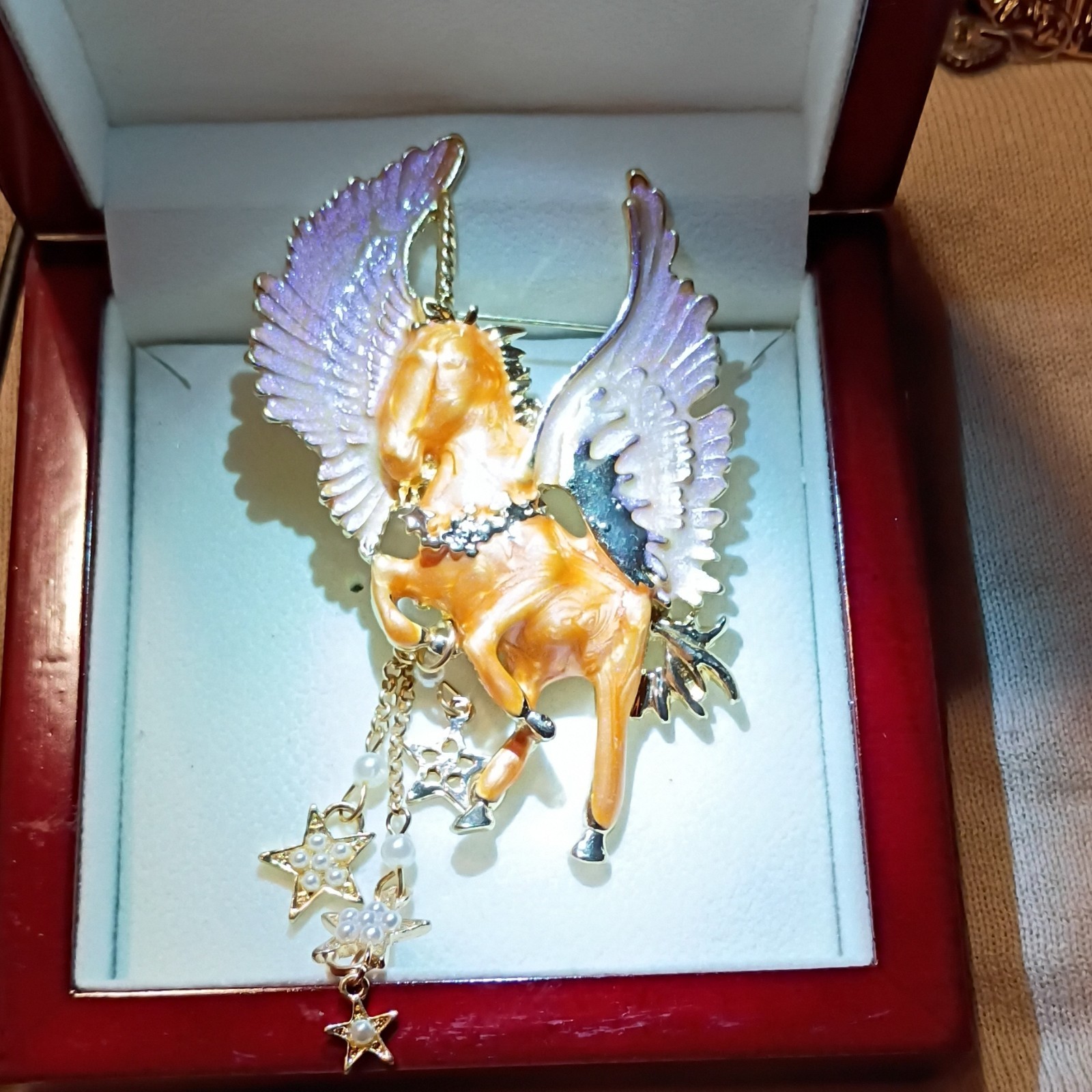 Unicorn Stars Charms Pin Brooch