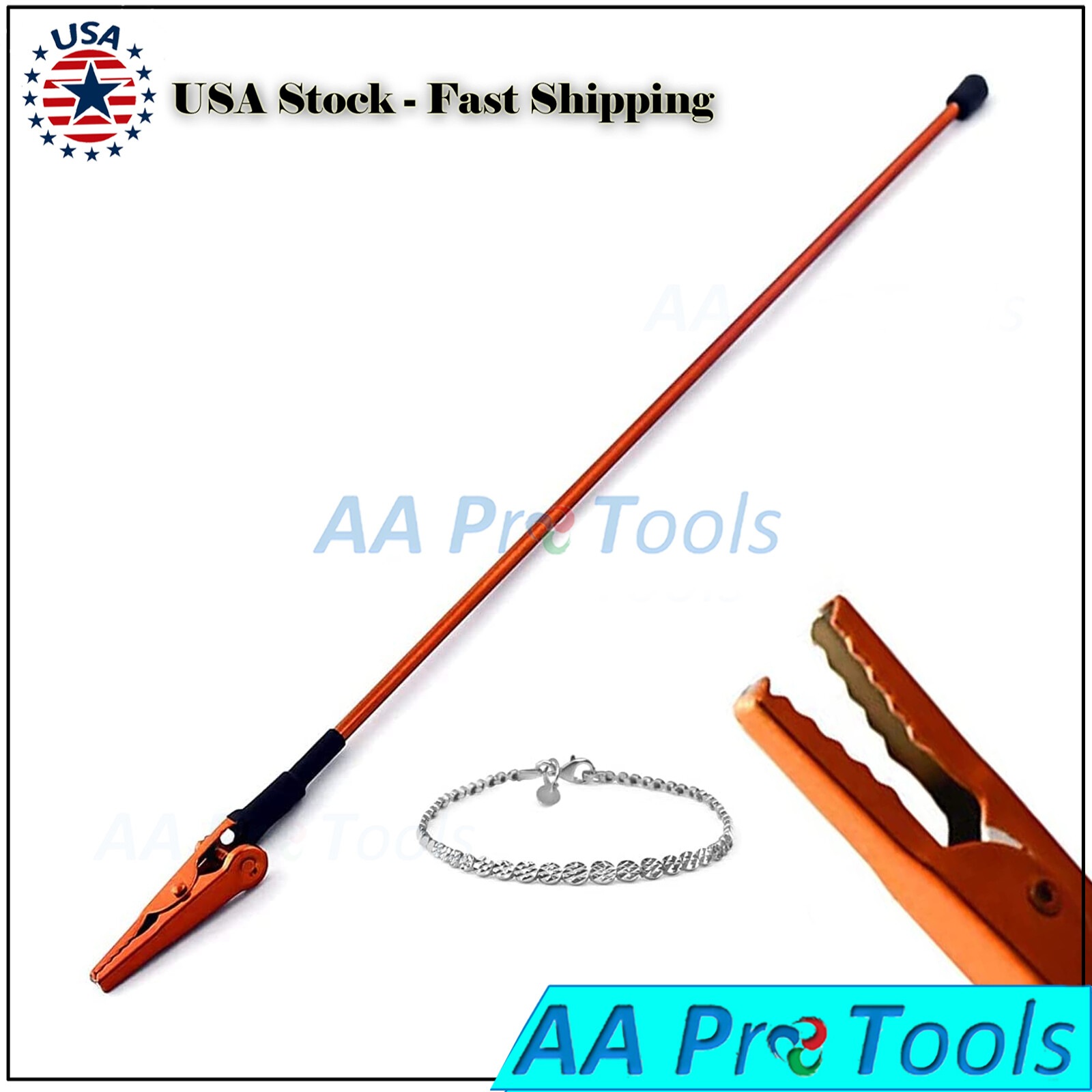 11″ Bronze Bracelet Tool Buddy Jewelry Helper – Ease Wrist Strain, Easy Fastener