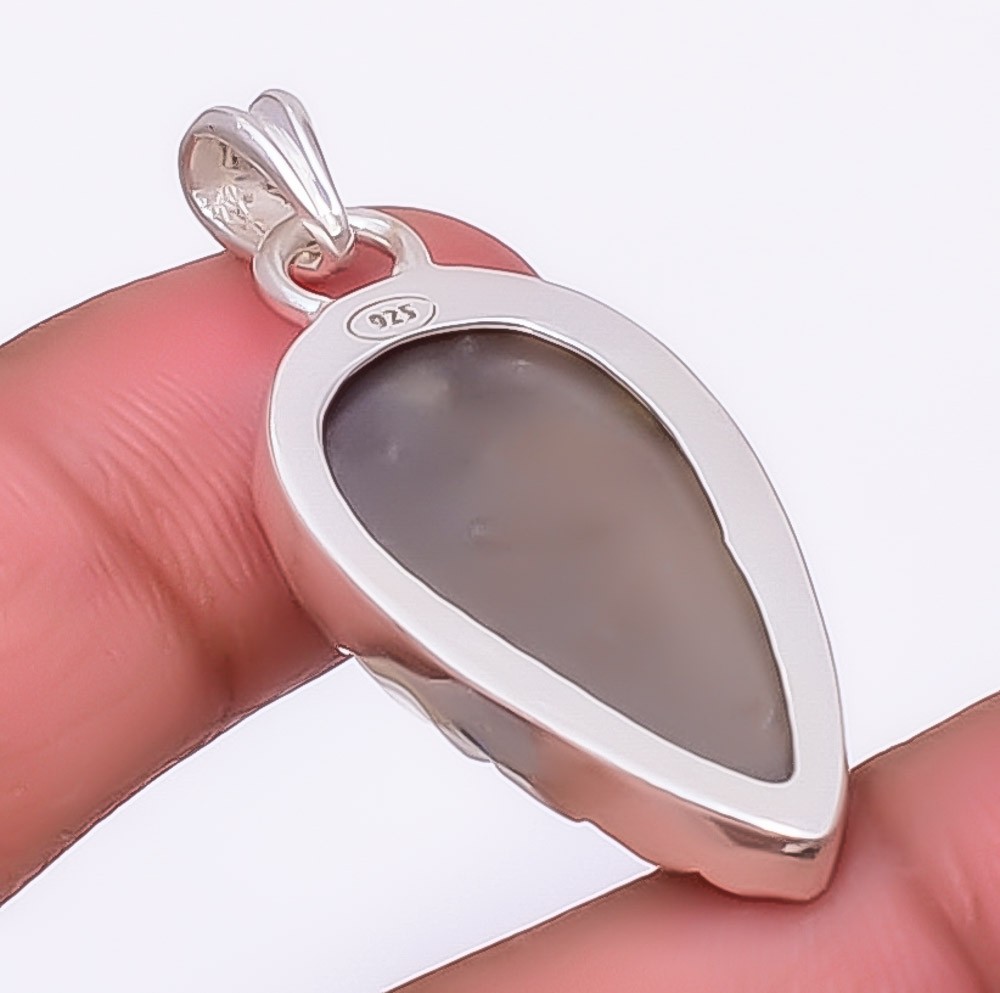 Moonstone – Sri Lanka 925 Sterling Silver Pendant 1.72″ P9197282, Christmas Gift