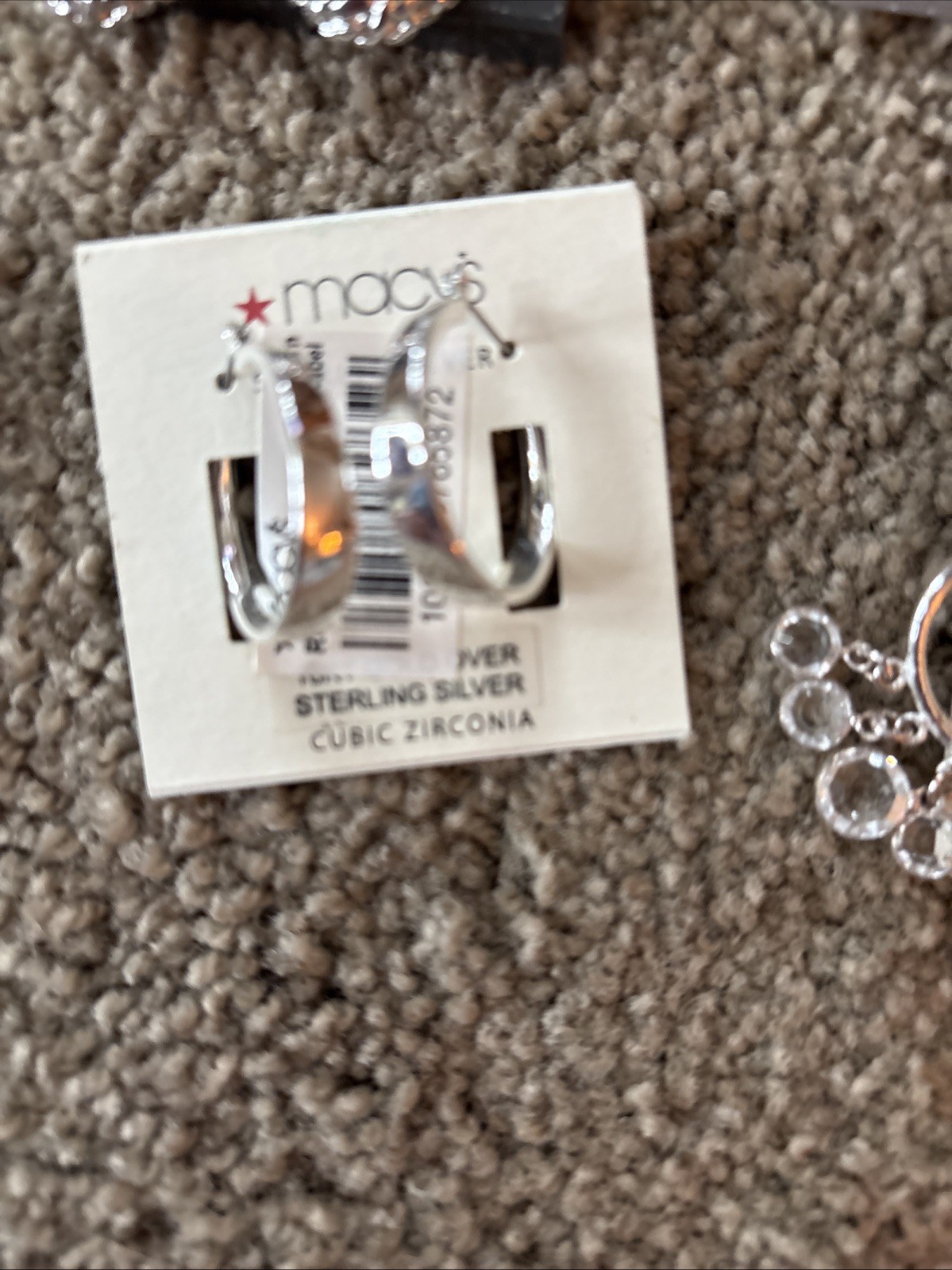 NEW Silver Color Pierced Earring All Shape Size Alfani, Monet, Trifari, Woodward