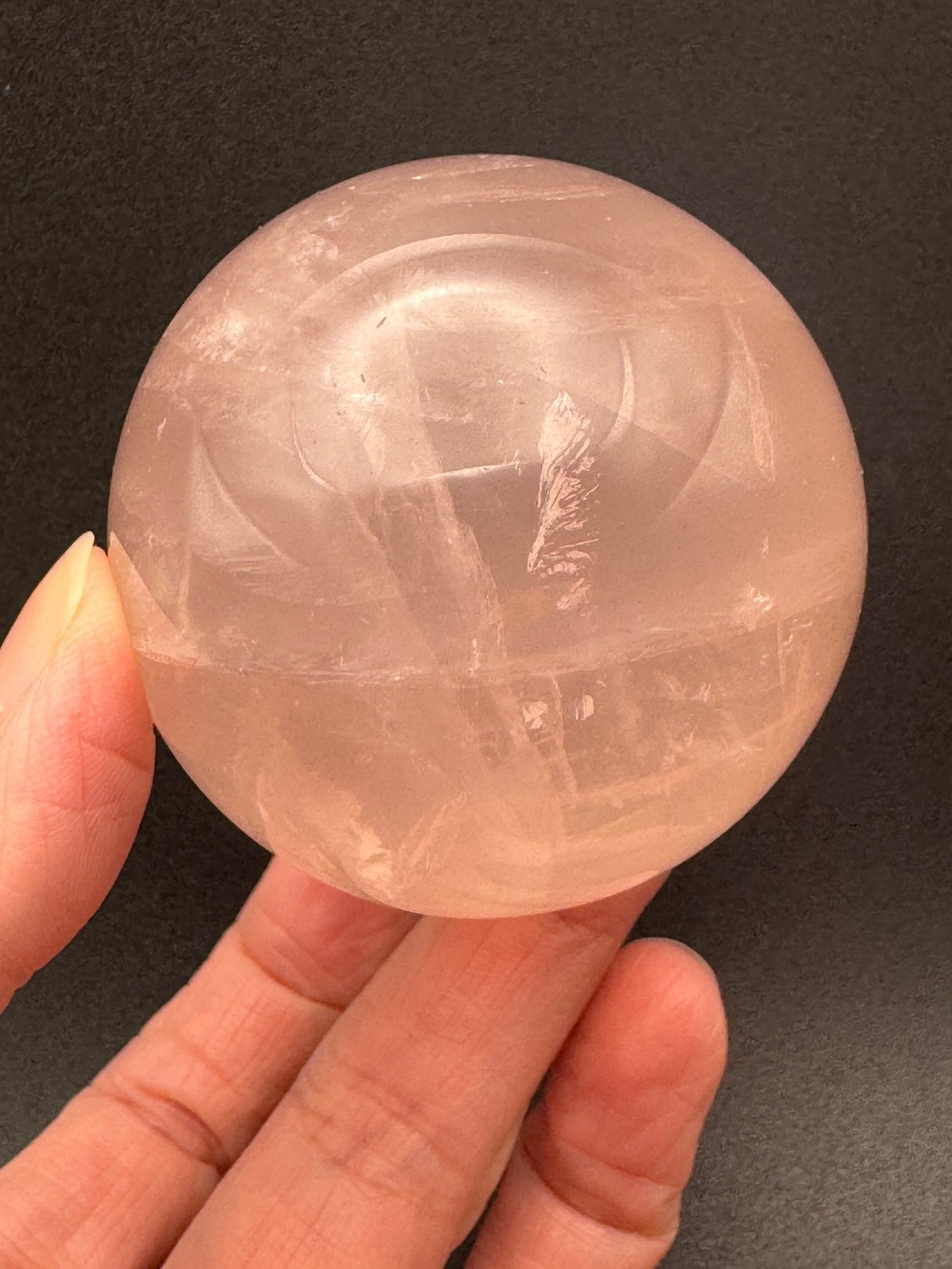 Handcrafted Natural Citrine Crystal Sphere for Prosperity