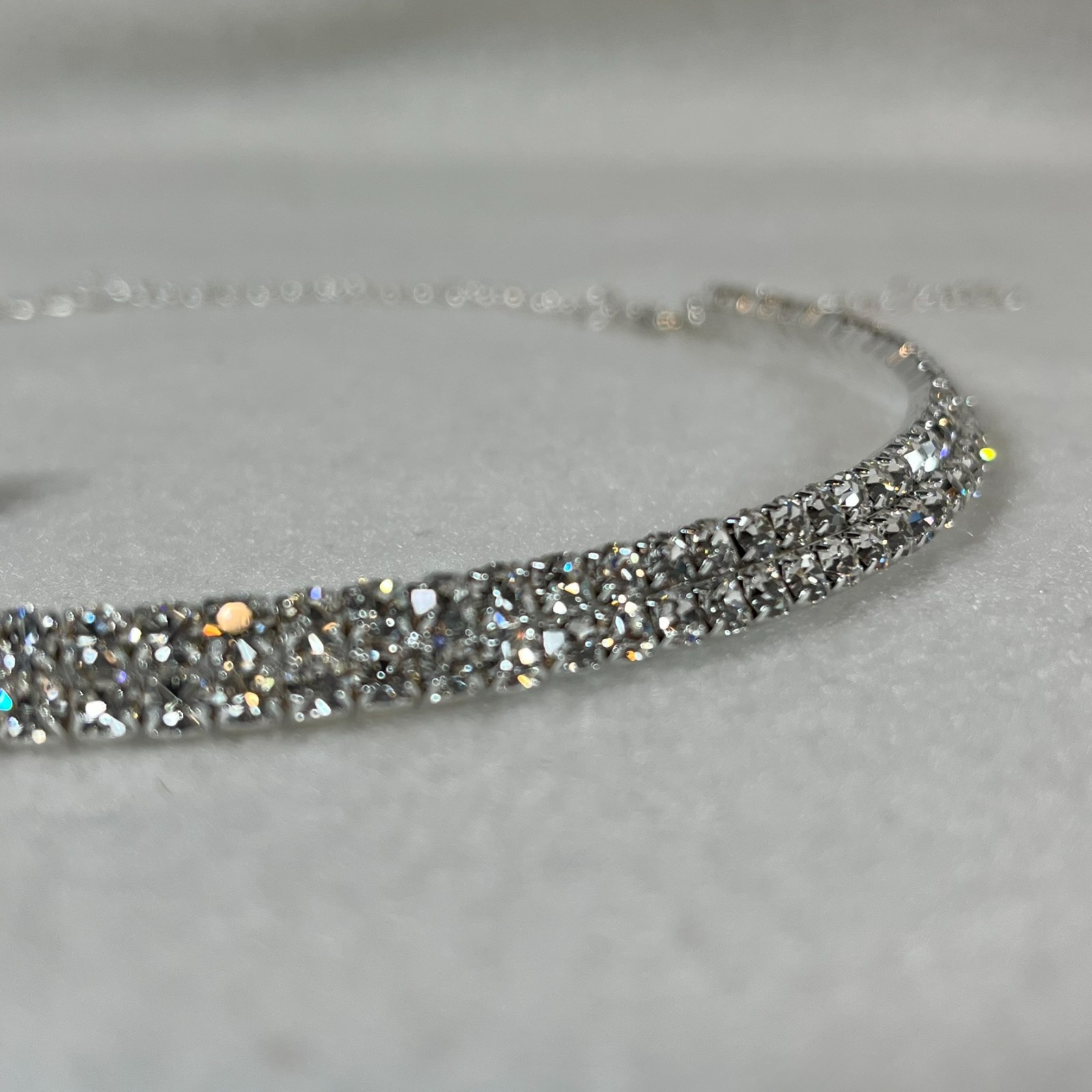 TWO Swarovski Elements Choker Necklace – Read