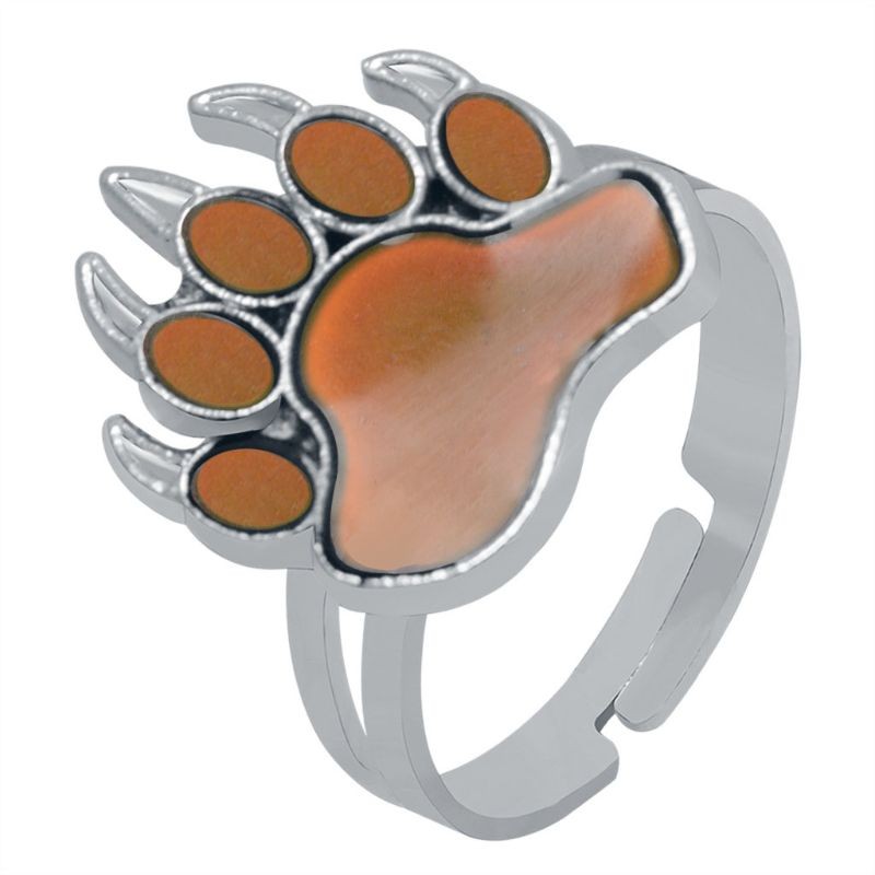 Unisex Metal Mood Feeling Tracker Ring for Men Novelty Jewelry for Gift Party