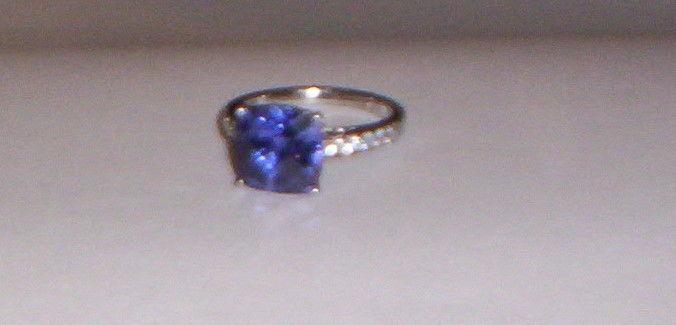 Amethyst Tacori Ring 925 Silver Cushion Cut size?
