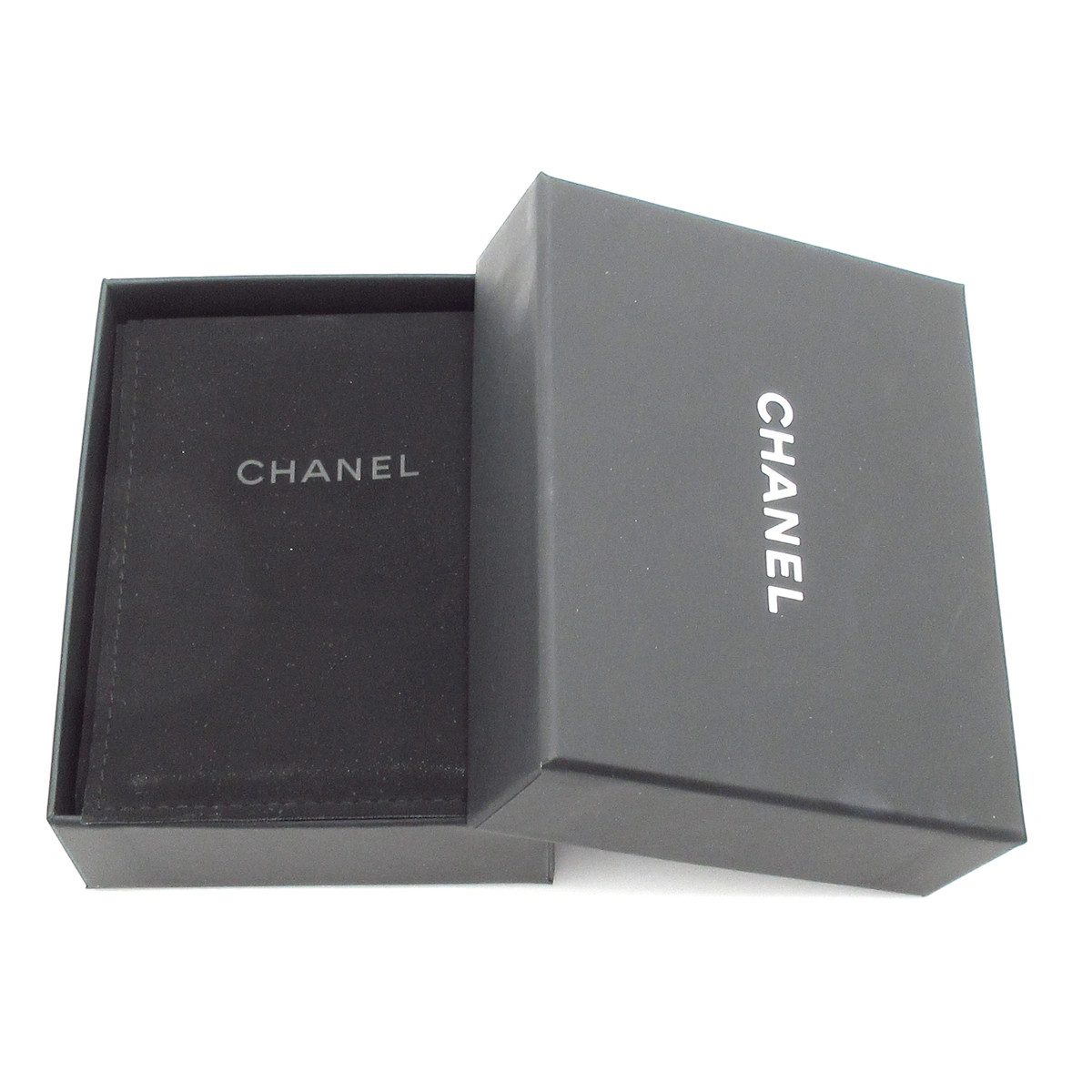 CHANEL Coco Gold Clear Hardware Rhinestones Necklace