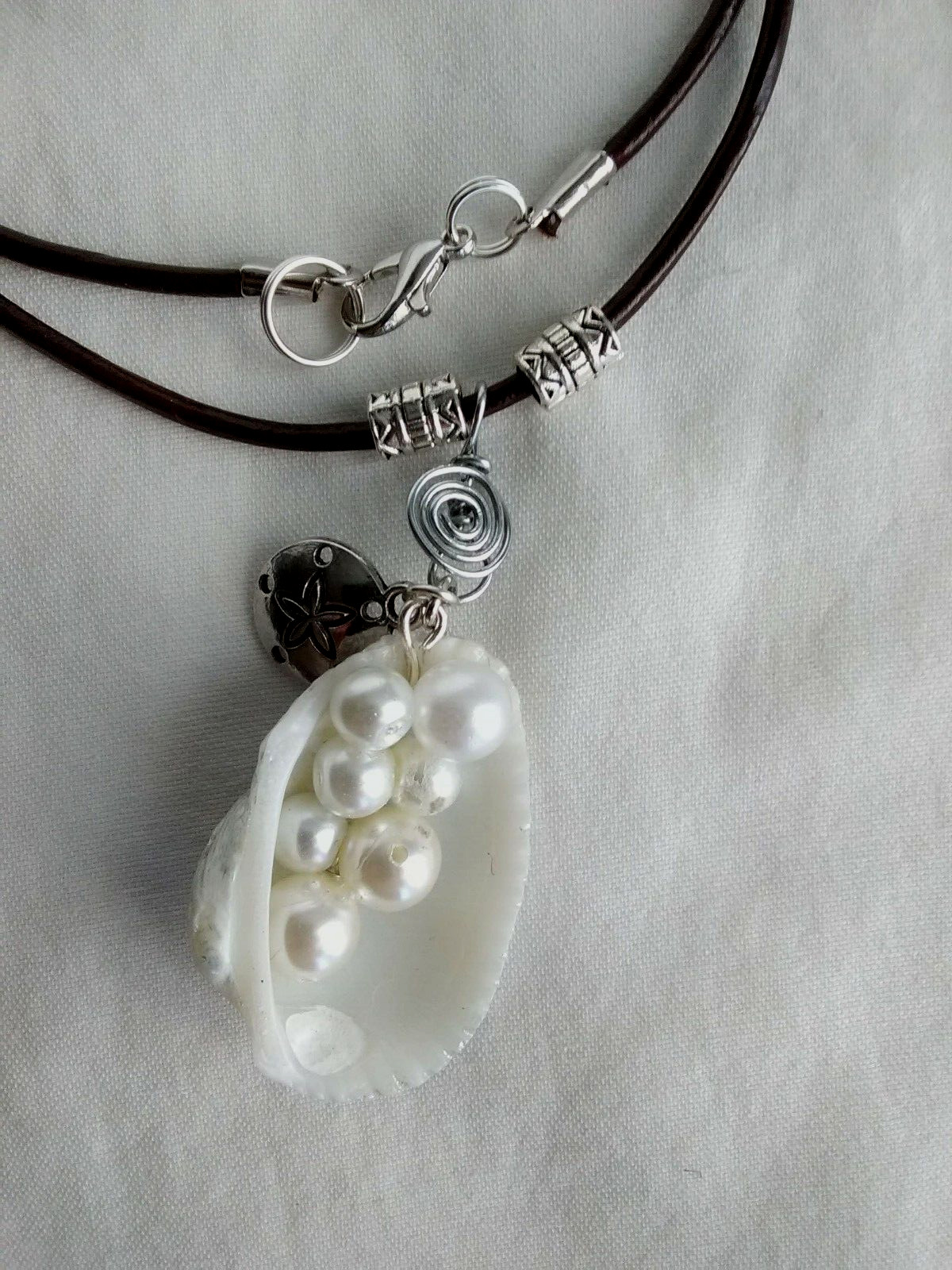 Seashell Surfer Mermaid Boho Necklace Boho 20″ USA Seller Gift New