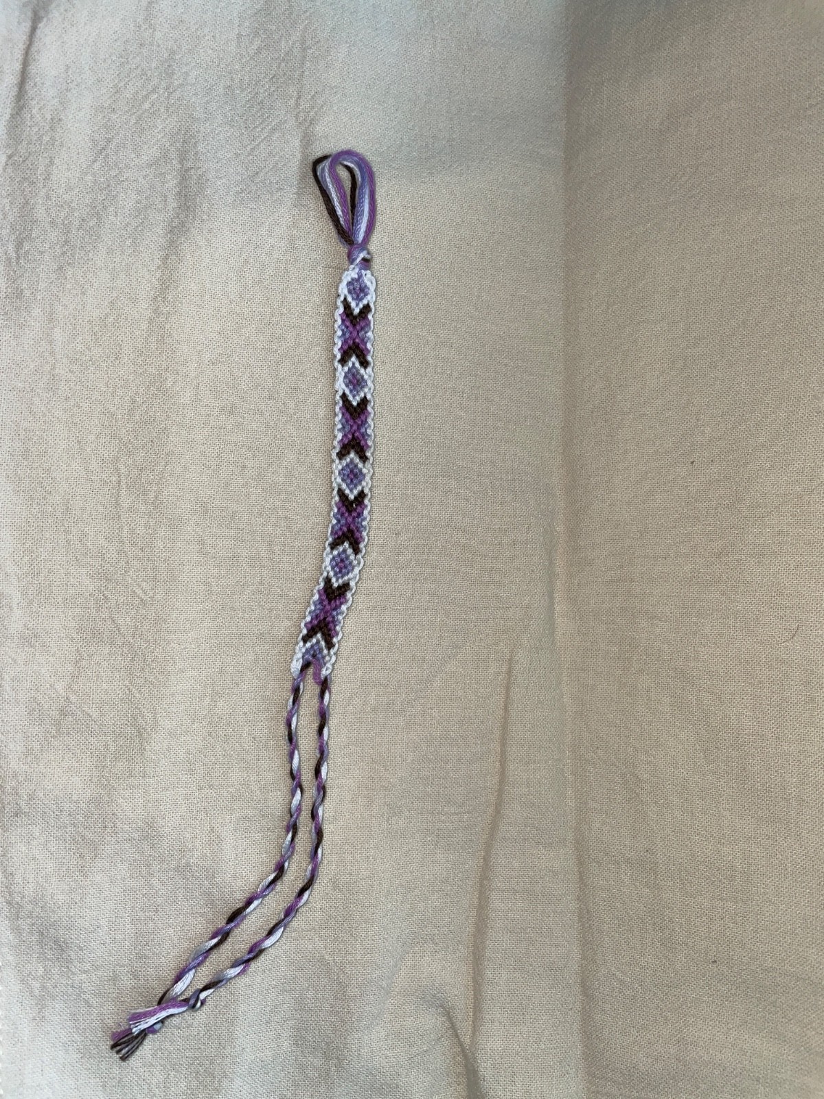 Handmade bracelet- it’s brand new. Made by me, with 100% Cotten thread.