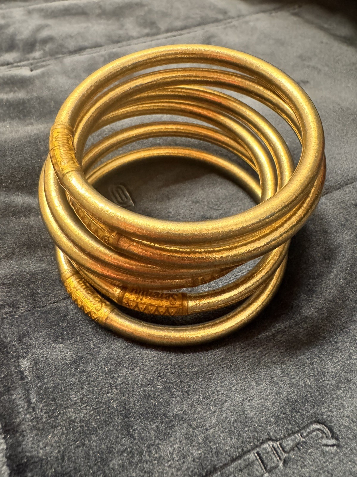 ✨Budha Girl Etoile bangles set of 6 All Weather Bands -Size medium✨