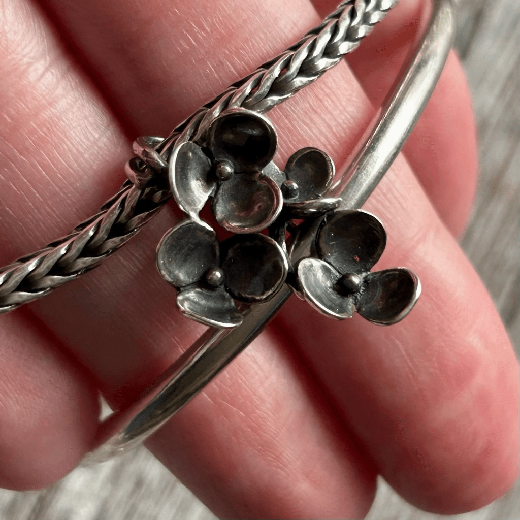 TROLLBEADS Blooming Katniss Silver Pendant LAA 925S NEW w Tags