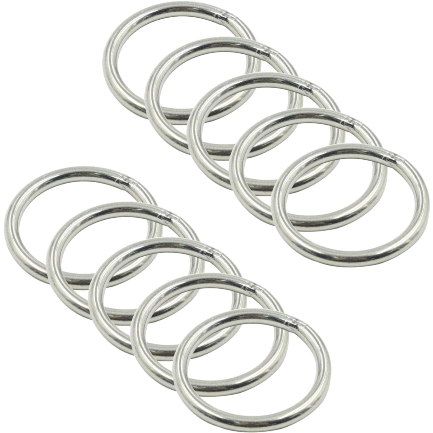 Durable Stainless Steel O Ring Set of 10 – 40mm Size for All Outdoor Gear Needs