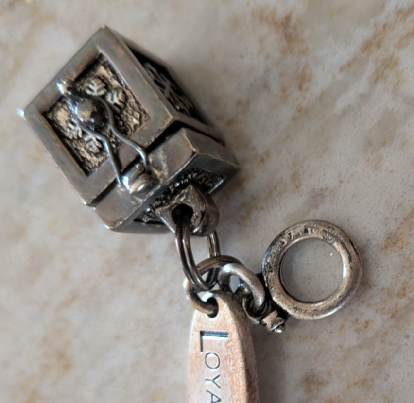THE HUMANITY BRACELET NEW Virtue Charms LHH&F .923 Sterling Silver