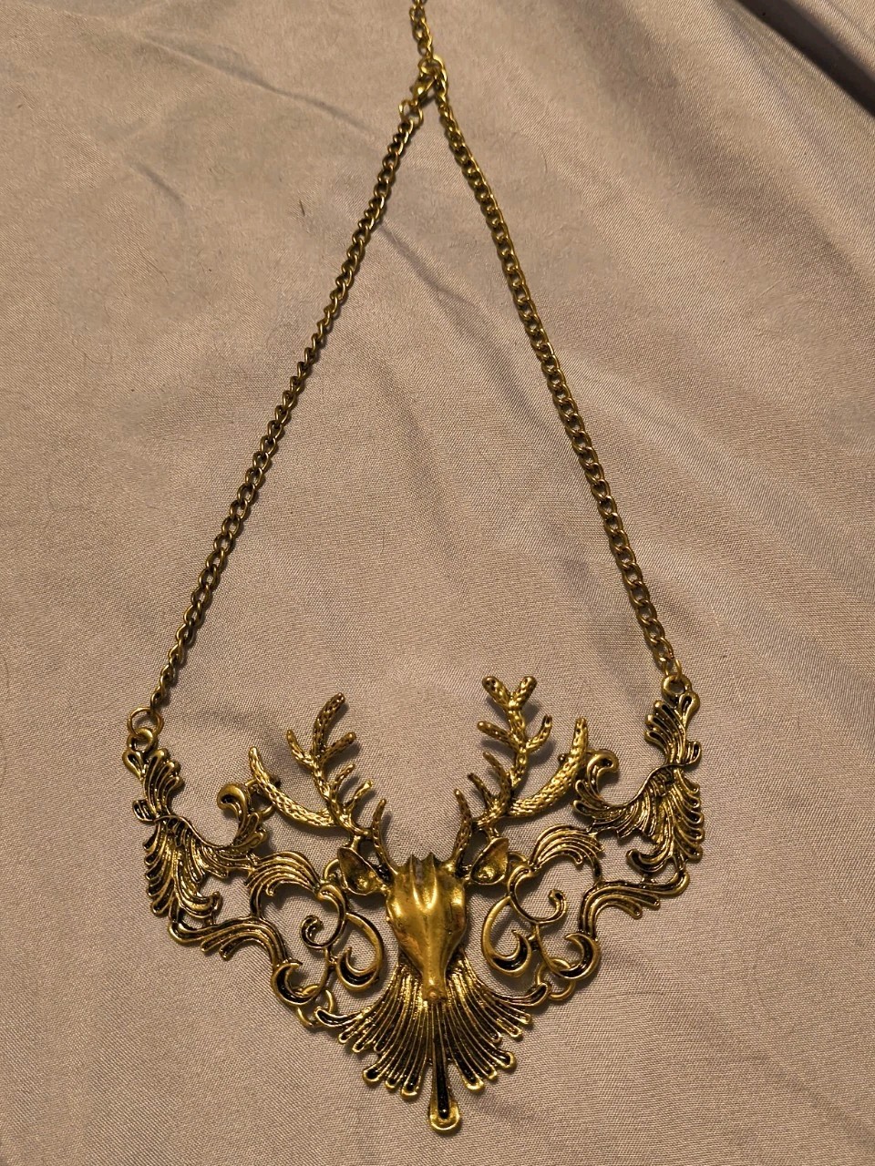Beautiful Stag of The Wood Necklace Made of Zinc Alloy Made In USA