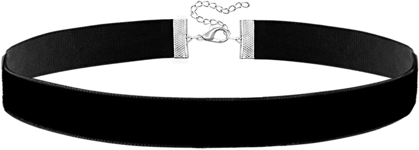 Versatile Black Velvet Lace Choker Necklace – Perfect for Halloween & Parties